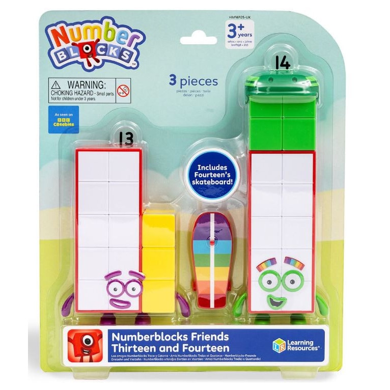 Set educativ Learning Resources - Number Blocks, figurine 13 si 14, 25 ...