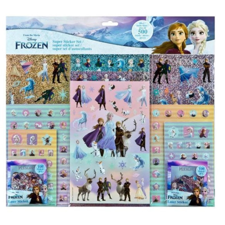 Frozen matricaszett, Undercover, 500 matrica, 39x43x0,8cm