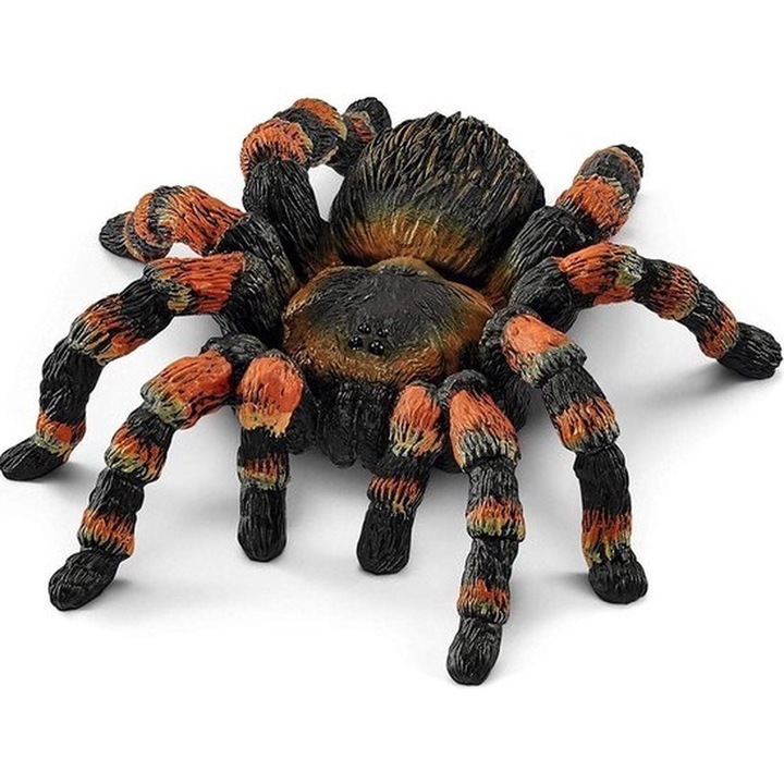 Schleich Tarantula figura, 7x6x2cm, narancssárga, 3 éves kortól