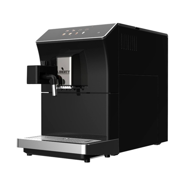Espressor automat Lola Liberty 203, capacitate 1.7l, cu rasnita reglabila, inox