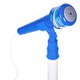 Комплект електрическа китара и микрофон със стойка за деца "LikeSmart Guitar Mic Set" – звуци, ритми, MP3 свързване, 3+ години, интерактивна музикална играчка, синьо/жълто