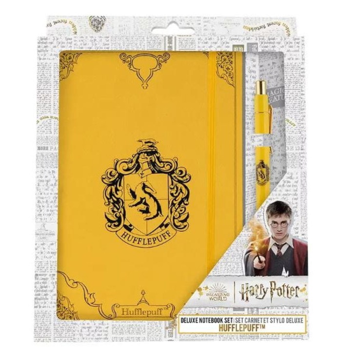 Harry Potter - caiet notite Hufflepuff cu pix, 160 pagini, A5, multicolor