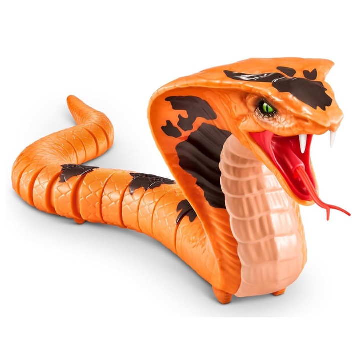 Figurina interactiva Robo Alive King Cobra, 44,5cm, Zuru Toys