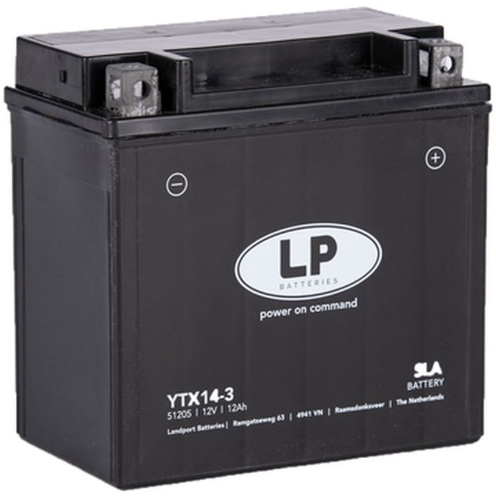 Accesorii UPS-uri, LANDPORT, acumulator YTX14-3, 12V, 12AH, 150x87x146mm