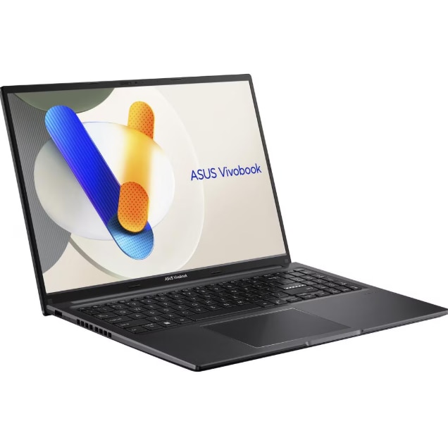 Laptop ASUS Vivobook 16 X1605VA cu procesor Intel® Core™ i9-13900H pana la 5.4 GHz, 16'' WUXGA, IPS, 40 GB DDR4 RAM, 2 TB SSD, Intel Iris Xᵉ Graphics, Windows 11 Pro, Indie Black