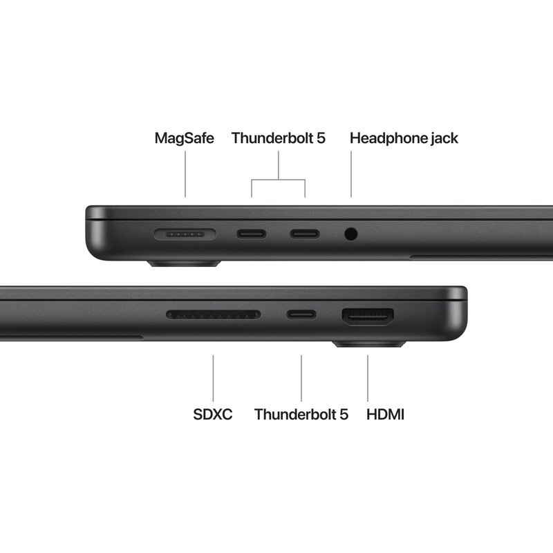 Laptop Apple MacBook Pro Z1FE002C7, 14.2 inch 3024 x 1964, Apple M4 Pro 12-Core 12 C, 48 GB RAM, 512 GB SSD, Apple 16-core GPU, Mac OS, Space Black