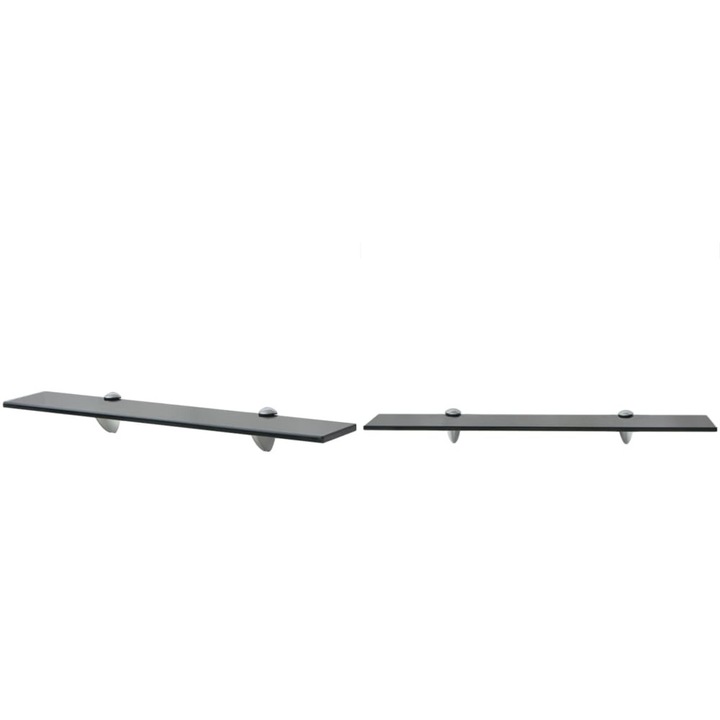 Raft suspendat din sticla, 60 x 20 cm, 8 mm