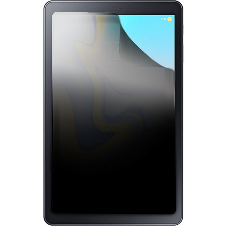 Защитно фолио за поверителност за Samsung Galaxy Tab A 10.5, No Spy SafeView, Пълна конфиденциалност, Anti-Spy, Защита от надраскване, Лесен монтаж, Без пръстови отпечатъци, Защита на екрана, Висока тактилна чувствителност