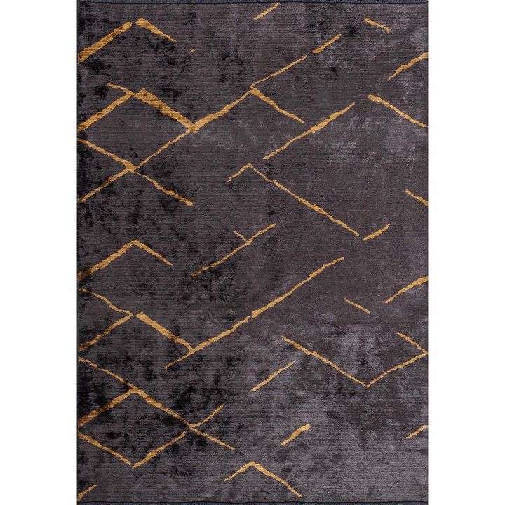 Szőnyeg Coral, Rug Couture, 2400g/m², 7mm vastagság, antracit, 160x230cm