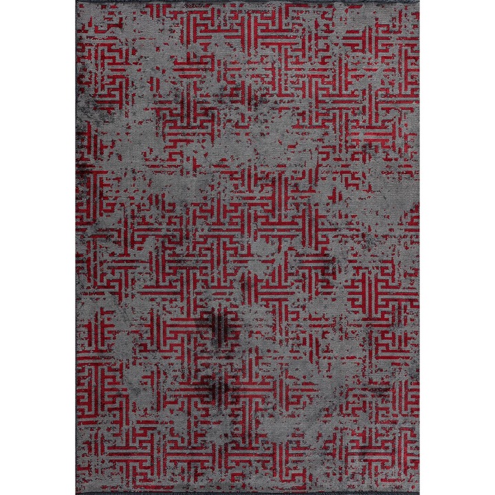 Covor vintage, Rug Couture, gri-antracit, 2.450g/m², 7mm, 160x230cm