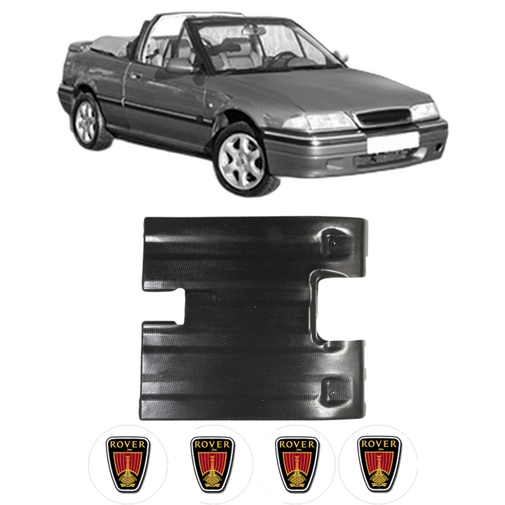 Scut motor ROVER 200 II Convertible (XW) din 1992-1999, protectie auto, plastic, 4x Stickere auto cu ROVER