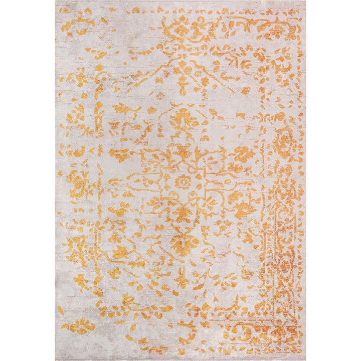 Килими Flora горчица - екрю, Rug Couture, 2400g/m², 7mm, 160x230cm