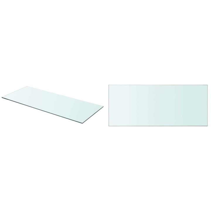 Raft din sticla transparenta, 70 x 30 cm