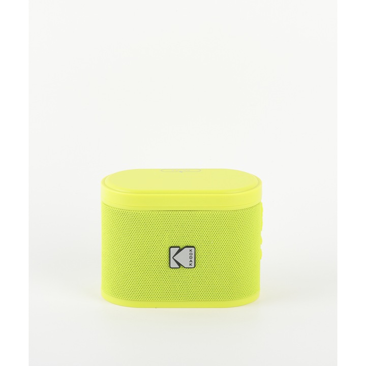 KODAK SOUNDBRIX X1 Bluetooth високоговорител с HD звук, преносим, безжичен, водоустойчив IPX4, с време за възпроизвеждане до 5 часа, V5.4, 5W, USB-C, жълт