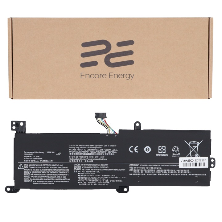Baterie laptop Encore Energy pentru Lenovo IdeaPad 130 320 14" 15" 30Wh 7.6V 3948mAh L16L2PB2