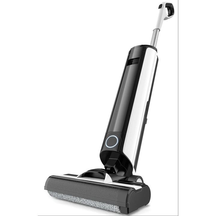 Aspirator umed-uscat, motor fără perii, 3 moduri, negru-alb, set complet