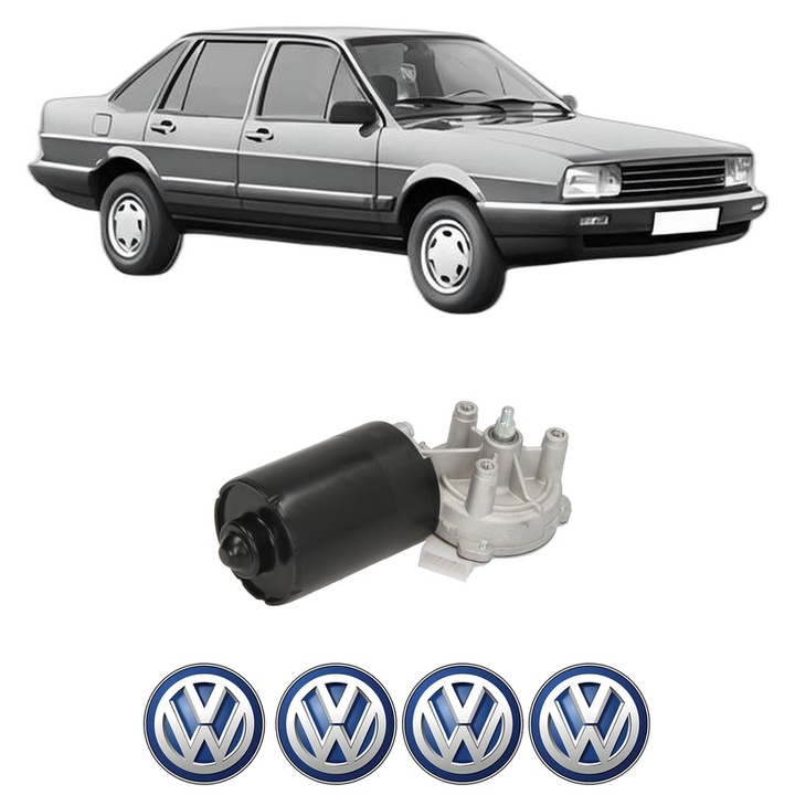 Motor Stergator Fata Volkswagen PASSAT B2 Saloon (32B) din 1984-1988, auto, 4x Stickere auto cu Volkswagen