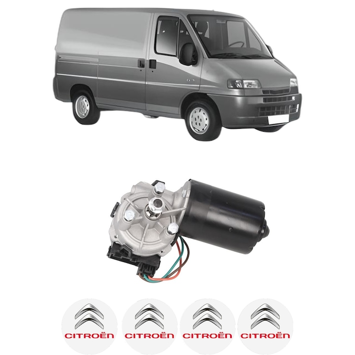 Motor Stergator Fata CITROEN JUMPER I Van (230L) din 1994-2002, auto, 4x Stickere auto cu CITROEN