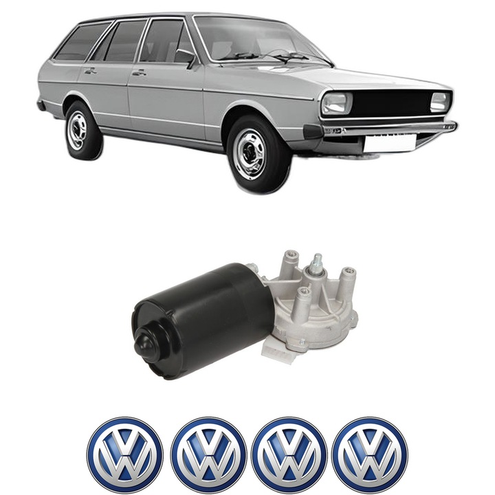 Motor Stergator Fata Volkswagen PASSAT B1 Variant (33) din 1973-1980, auto, 4x Stickere auto cu Volkswagen