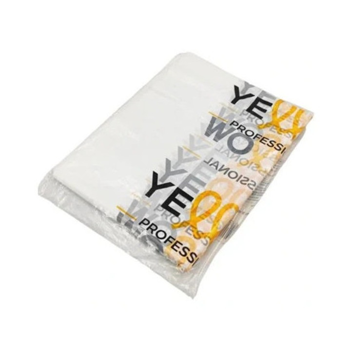 Pelerina Unica Folosinta, Yellow, 30 buc/set, Protectie Profesionala pentru Saloane de Coafura