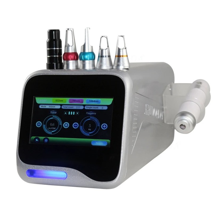 Професионален пикосекунден лазерен апарат, премахване на татуировки, премахване на пигментни петна, карбонов пилинг, подмладяване на лицето