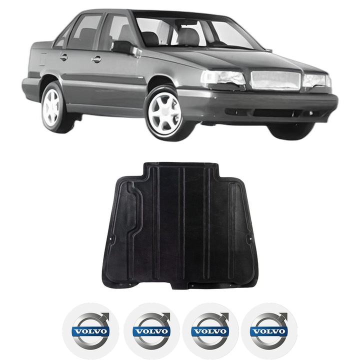 Scut motor VOLVO 850 (854) din 1991-1997, protectie auto, plastic, 4x Stickere auto cu VOLVO