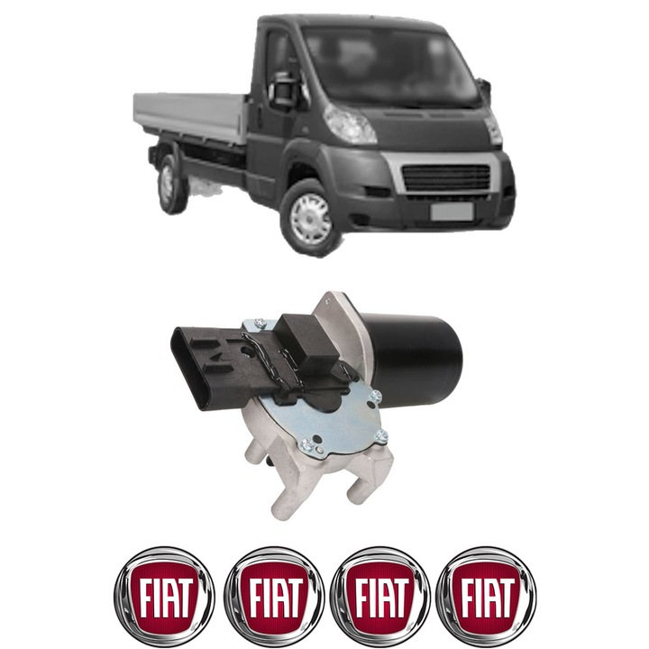Motor Stergator Fata FIAT DUCATO Platform/Chassis (250_) din 2006-2019, auto, 4x Stickere auto cu FIAT