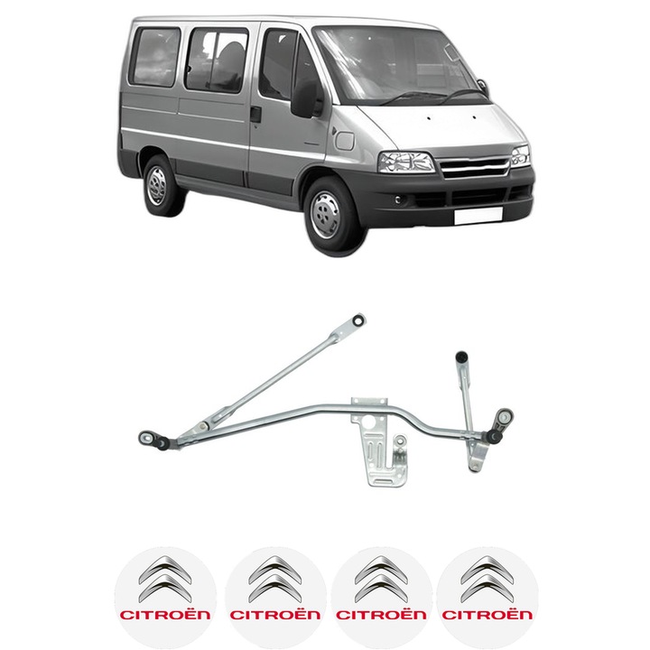 Legaturi Stergator parbriz Fata CITROEN JUMPER I Bus (244, Z_) din 2002-2006, auto, 4x Stickere auto cu CITROEN