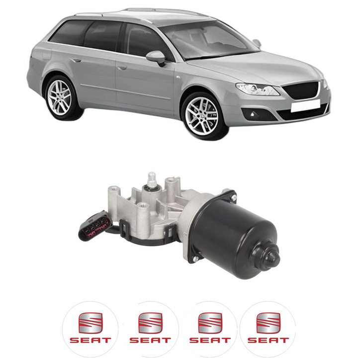 Motor Stergator Fata SEAT EXEO ST (3R5) din 2009-2013, auto, 4x Stickere auto cu SEAT
