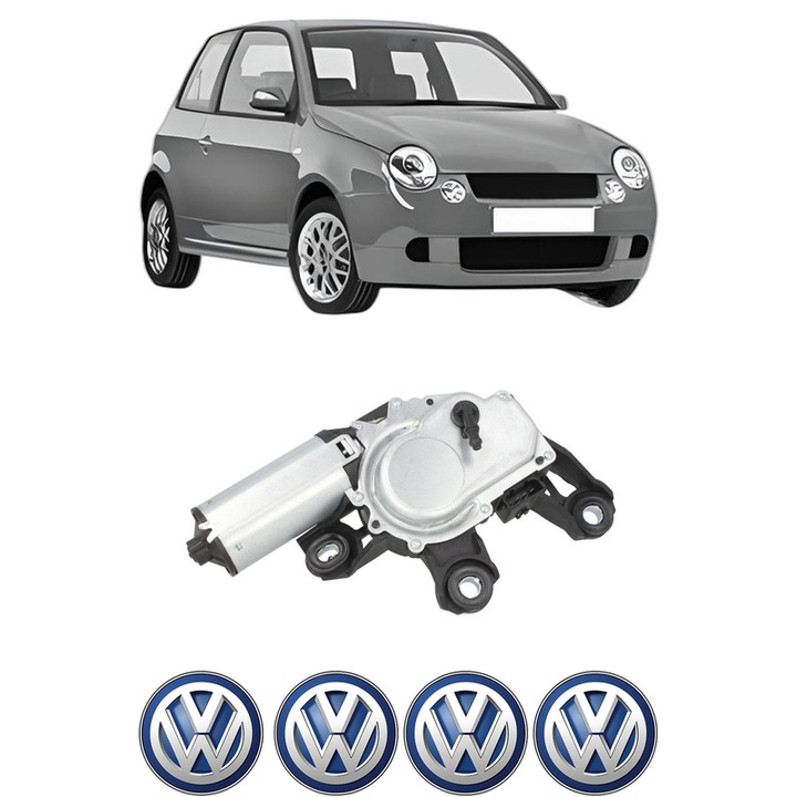 Motor Stergator Spate Volkswagen LUPO I (6X1, 6E1) din 1998-2005, auto, 4x Stickere auto cu Volkswagen