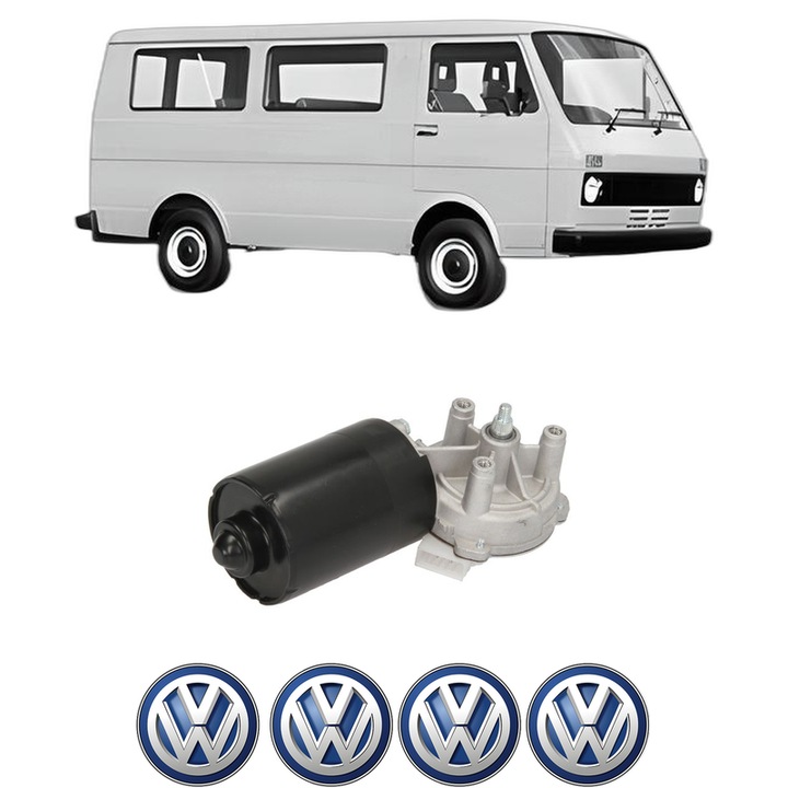 Motor Stergator Fata Volkswagen LT 28-35 I Bus (281-363) din 1975-1996, auto, 4x Stickere auto cu Volkswagen