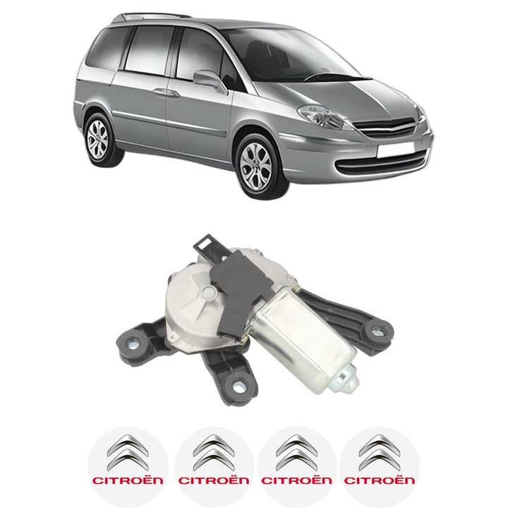 Motor Stergator Spate CITROEN C8 (EA_, EB_) din 2002-2012, auto, 4x Stickere auto cu CITROEN