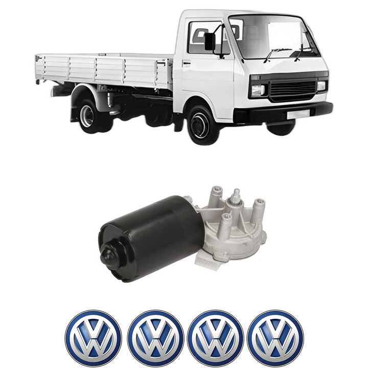 Motor Stergator Fata Volkswagen LT 40-55 I Platform/Chassis (293-909) din 1975-1996, auto, 4x Stickere auto cu Volkswagen