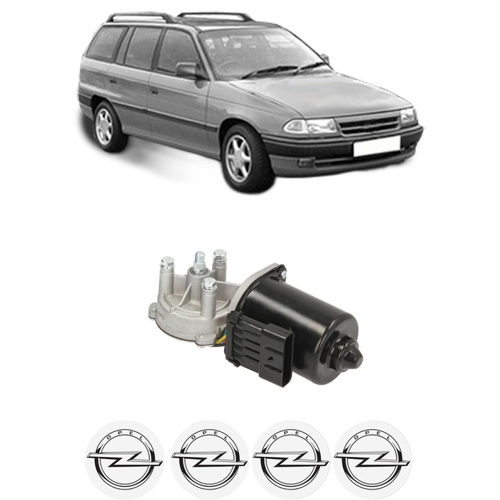 Motor Stergator Fata OPEL ASTRA F Estate (T92) din 1991-1998, auto, 4x Stickere auto cu OPEL
