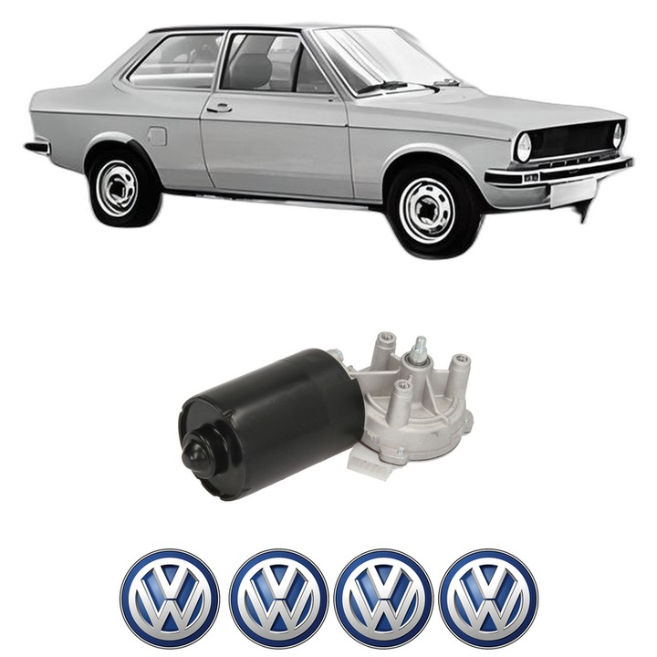 Motor Stergator Fata Volkswagen DERBY (86C, 80) din 1981-1984, auto, 4x Stickere auto cu Volkswagen