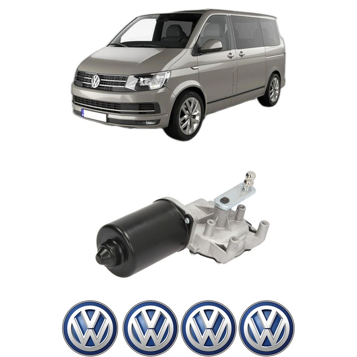 Motor Stergator Fata Volkswagen TRANSPORTER T5 Bus (7HB, 7HJ, 7EB, 7EJ) din 2003-2015, auto, 4x Stickere auto cu Volkswagen