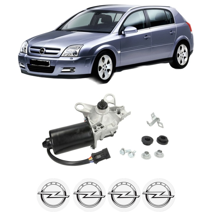 Motor Stergator Fata OPEL SIGNUM Hatchback (Z03) din 2003-2008, auto, 4x Stickere auto cu OPEL