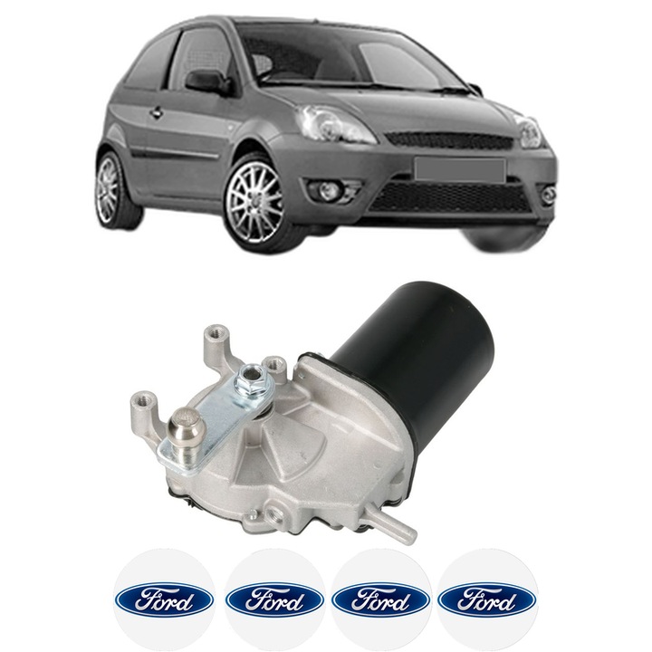 Motor Stergator Fata FORD FIESTA V Van din 2003-2010, auto, 4x Stickere auto cu FORD