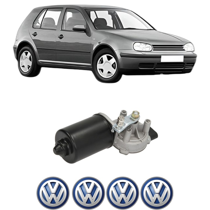 Motor Stergator Fata Volkswagen GOLF IV (1J1) din 1997-2005, auto, 4x Stickere auto cu Volkswagen