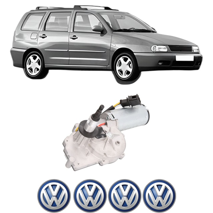 Motor Stergator Spate Volkswagen POLO Variant (6V5) din 1997-2001, auto, 4x Stickere auto cu Volkswagen