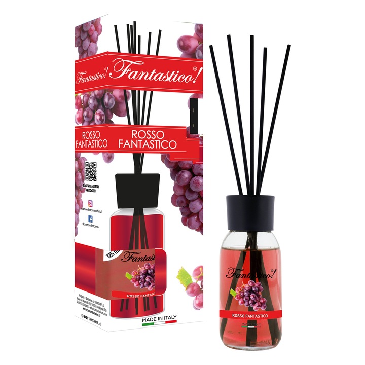 FANTASTICO szoba illatosító, piros gyümölcsök, 125 ml