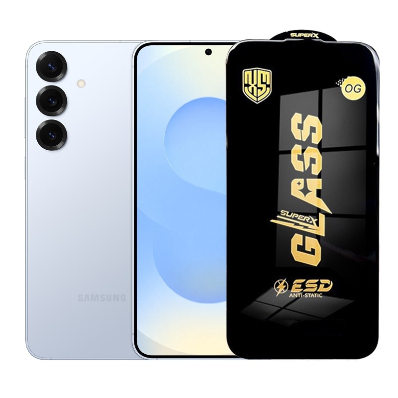 Folie de Protectie pentru Samsung Galaxy S25 Plus, Flippy, Sticla Securizata ESD, Margini Negre, Rezistenta la Zgirieturi, Antistatica, 0.35 mm, Transparenta
