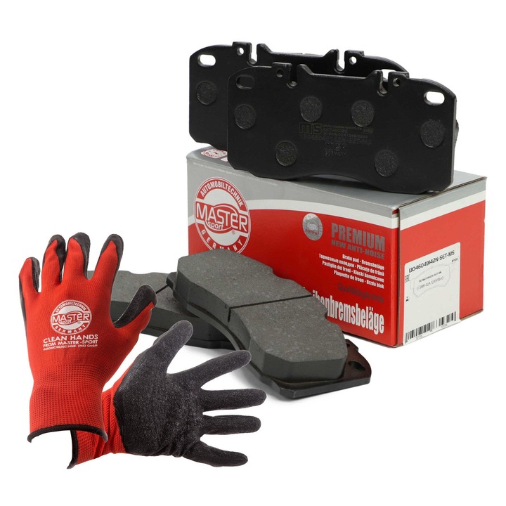 Комплект накладки Master-Sport, 13046049142N, 175x85, 3,97кг, без контакт за износване