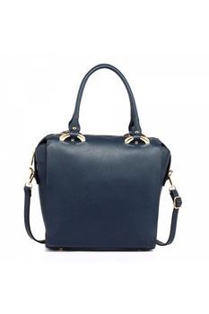 Geanta de mana bleumarin din piele ecologica Leesun, de dama, AG00530 Geanta de mana bleumarin din piele ecologica Leesun, de dama, AG00530