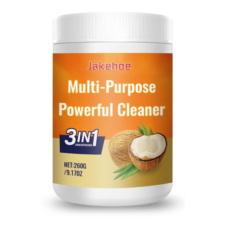 Crema de curatare cu ulei de cocos Jakehoe, curatare si decontaminare multifunctionala, indepartarea petelor pentru hota, curatenie casnica