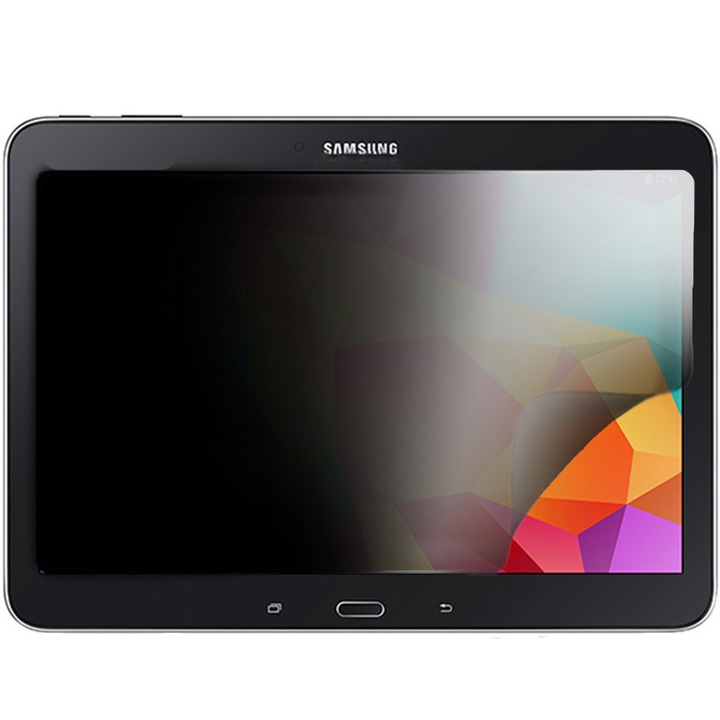 Защитно фолио за поверителност за Samsung Galaxy Tab S 10.5 (2014), No Spy SafeView, Пълна конфиденциалност, Анти-шпионско, Анти-надраскване, Лесен монтаж, Анти-отпечатъци, Защита на екрана, Висока тактилна чувствителност
