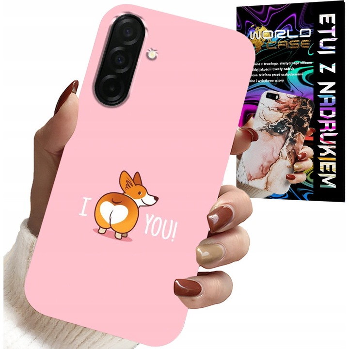 Carcasă pentru telefon, World Case, Samsung Galaxy A26 5G, imprimeu amuzant, silicon, multicolor