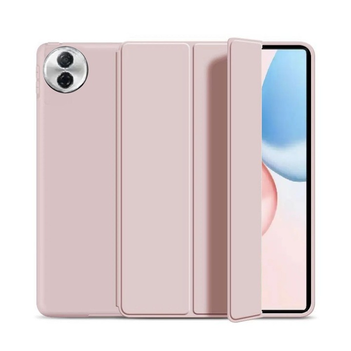 Husa Ultra Slim pentru Honor Pad 10, 12.1" (2025) - Silicon TPU, Smart Cover - Roz