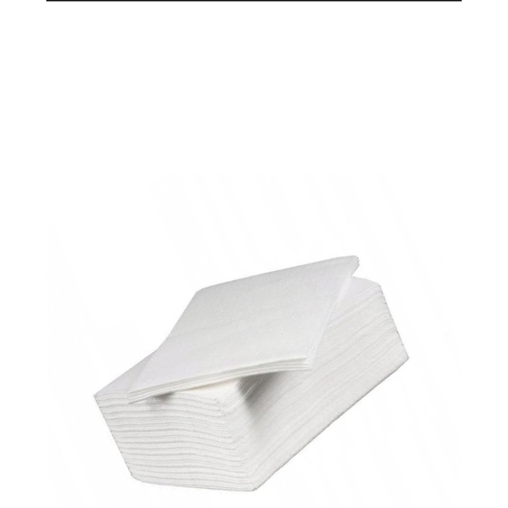 Кърпи Carta Secco, 50 броя, еднократни, хартиени, 70x35 см, бели, суперабсорбиращи, за фризьорство, козметика и медицинска употреба