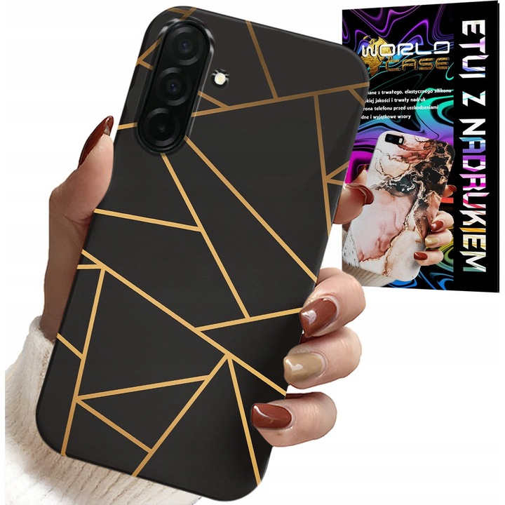 Tok Samsung Galaxy A26 5G-hez, World Case, szilikon, színes nyomtatás